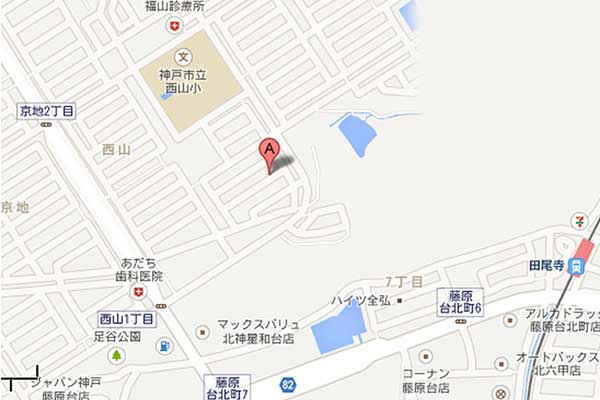 リトミックランド北神戸map